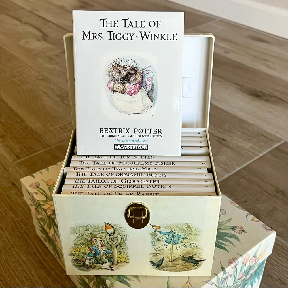 THE WORLD OF PETER RABBIT by Beatrix Potter 1987 1-12 Hard Cover Books Box Set - Picture 8 of 16